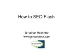 Flash SEO and Progressive Enhancement: Best Practices for Better Accessibility and SEO Results - slide 1