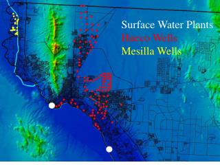 Surface Water Plants Hueco Wells Mesilla Wells