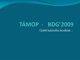 t mop bdg 2009