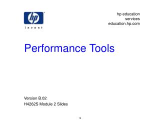 Performance Tools