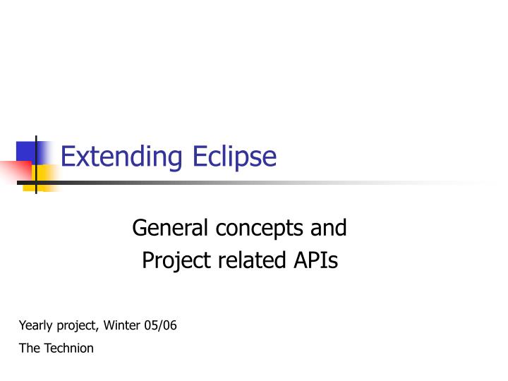 extending eclipse