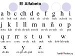 El Alfabeto - slide 1