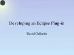 Developing an Eclipse Plug-in - slide 1