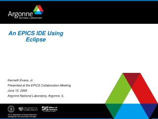 An EPICS IDE Using Eclipse