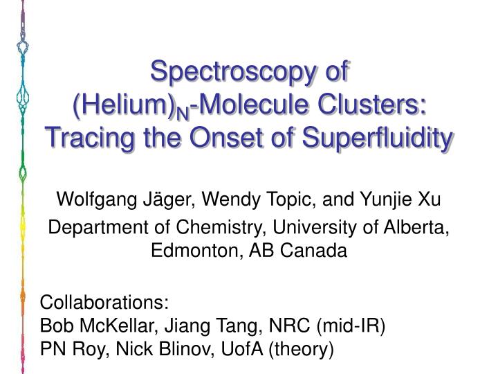 spectroscopy of helium n molecule clusters tracing the onset of superfluidity