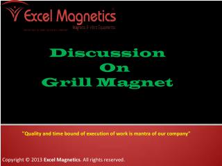 magnetic grill manufacturer