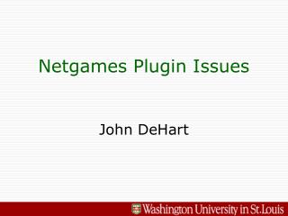 Netgames Plugin Issues