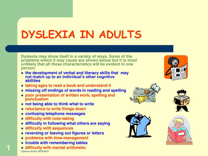 dyslexia in adults