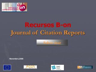 recursos b on journal of citation reports