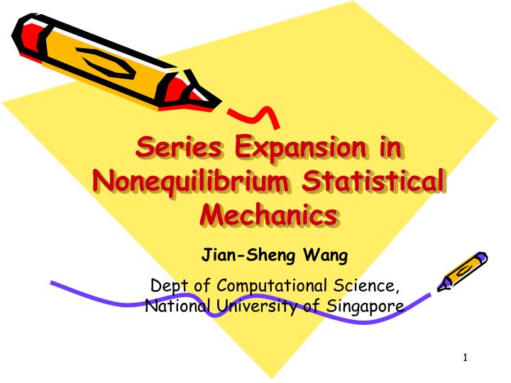 series expansion in nonequilibrium statistical mechanics