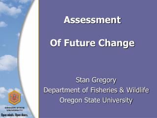 Assessment Of Future Change