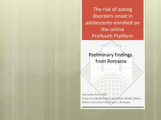 The risk of eating disorders onset in adolescents enrolled on the online ProYouth Platform