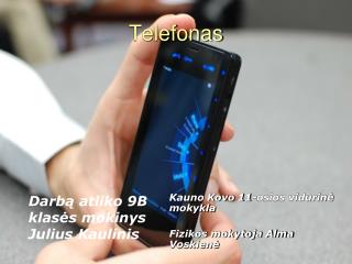 telefonas