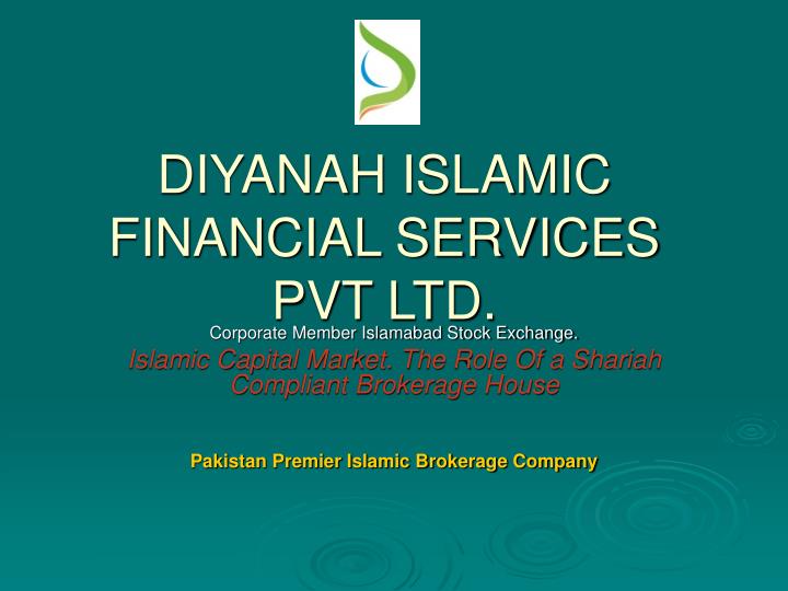 diyanah islamic financial services pvt ltd