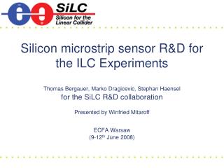 Silicon microstrip sensor R&amp;D for the ILC Experiments