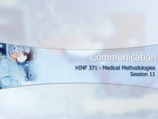 communication