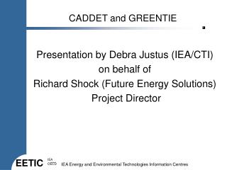 caddet and greentie