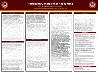 Reframing Generational Accounting
