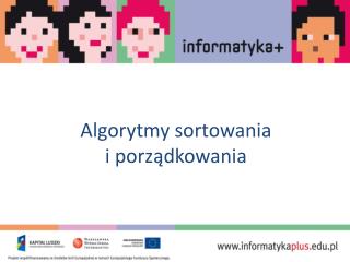 Algorytmy sortowania i porządkowania