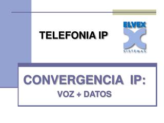 convergencia ip voz datos