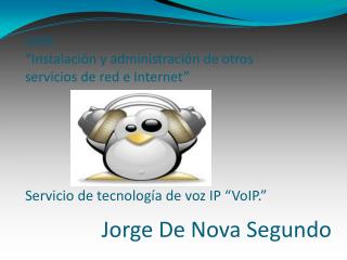 jorge de nova segundo