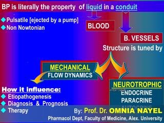 BP is literally the property of liquid in a conduit