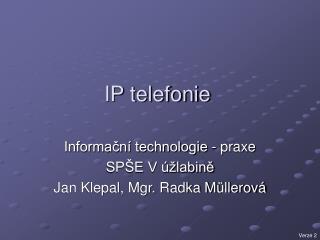 ip telefonie