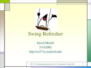 Swing Refresher