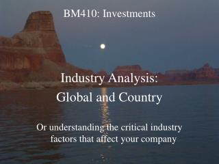 BM410: Investments