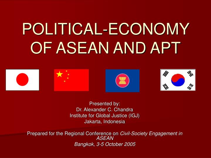 political economy of asean and apt