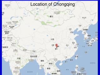 Location of Chongqing