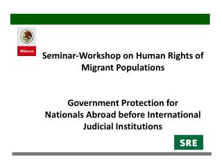 Seminar-Workshop on Human Rights of Migrant Populations