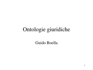 ontologie giuridiche