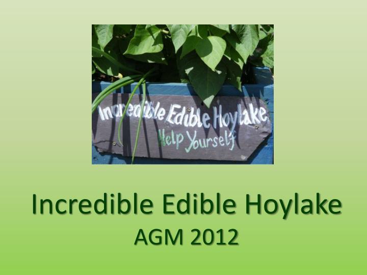 incredible edible hoylake agm 2012