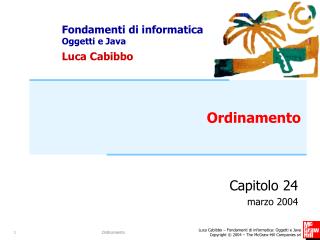 ordinamento