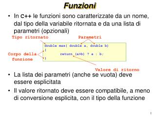 funzioni