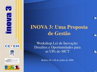 inova 3 uma proposta de gest o