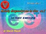 dr Marek Wasek - slide 1