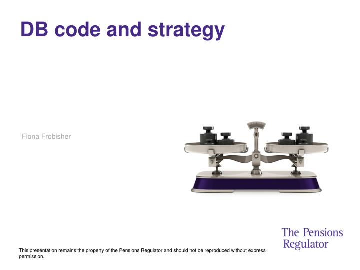 db code and strategy