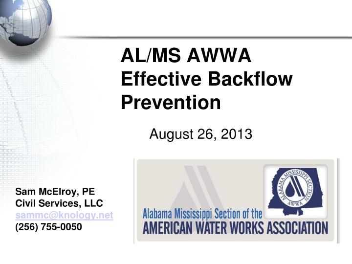 al ms awwa effective backflow prevention