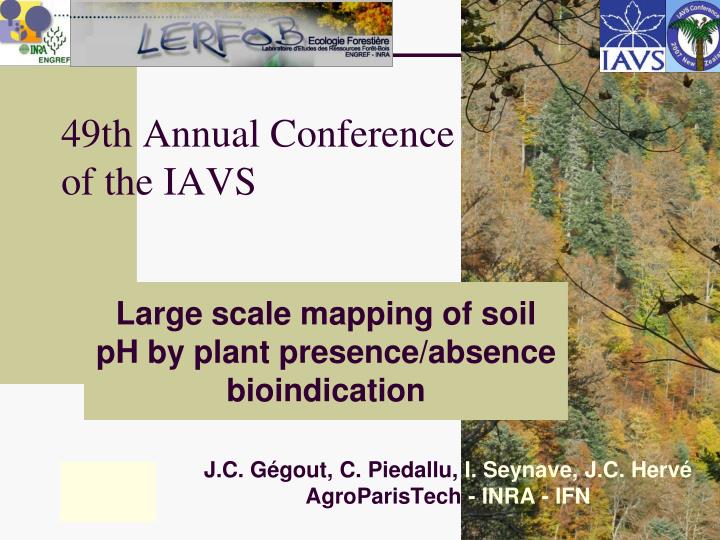 49th annual conference of the iavs