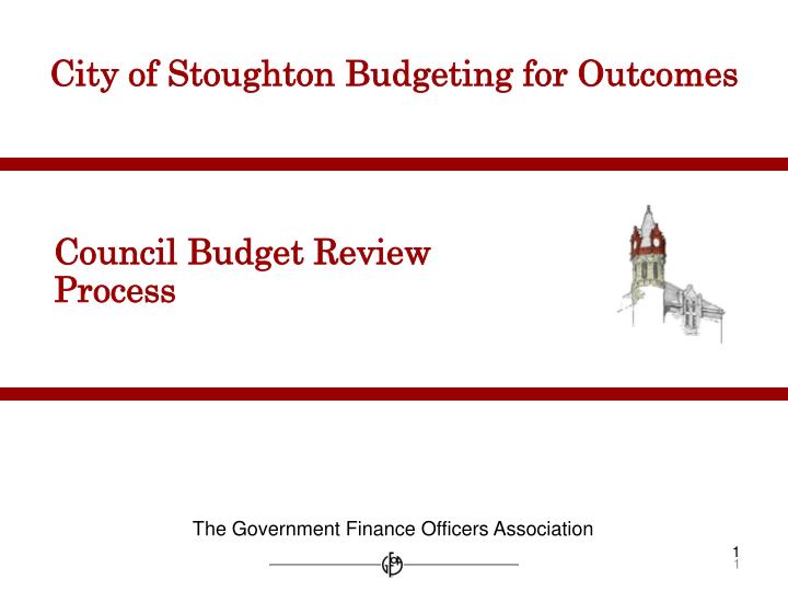 city of stoughton budgeting for outcomes