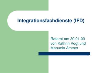 integrationsfachdienste ifd