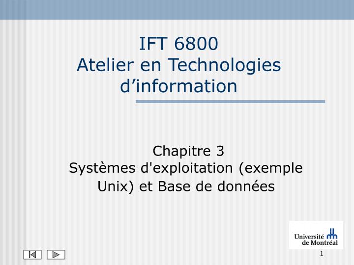 ift 6800 atelier en technologies d information