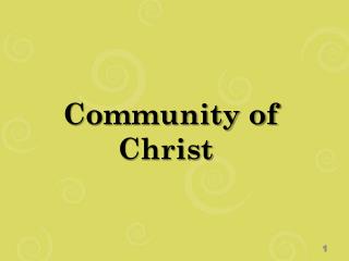 Community of Christ