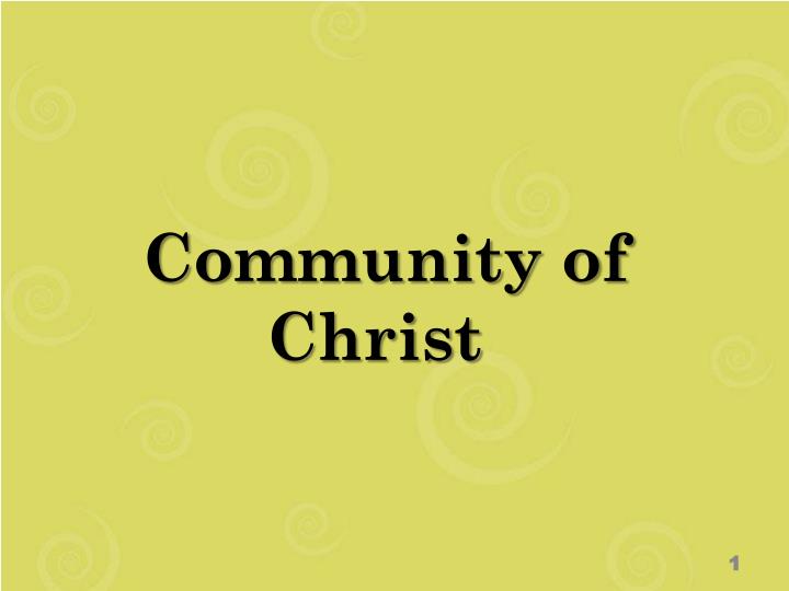 community of christ