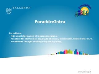for ldreintra