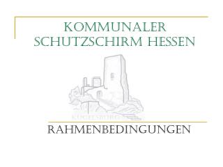 kommunaler schutzschirm hessen