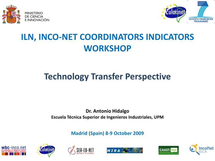 iln inco net coordinators indicators workshop