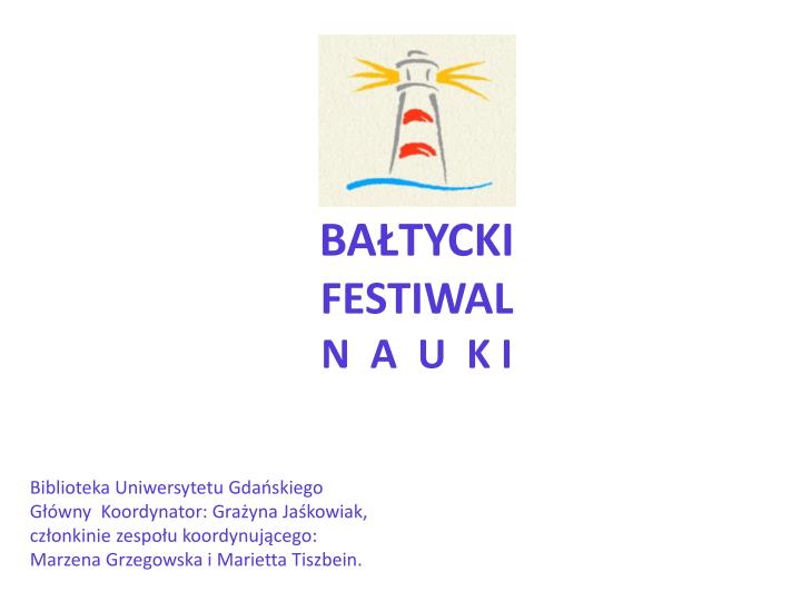 ba tycki festiwal n a u k i